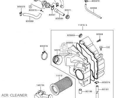 AIR CLEANER - ER500A2 ER5 1998 UNITED KINGDOM FR NL AR GR IT NR SD SP ST