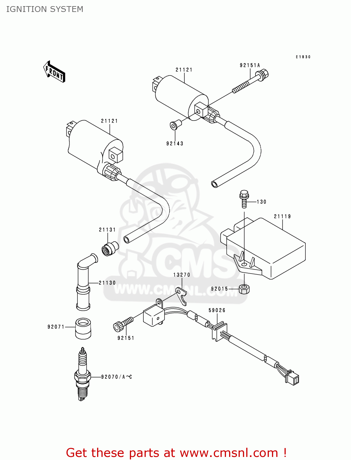 IGNITION SYSTEM ER500A3 ER5 1999 UNITED KINGDOM FR NL AR GR IT NR SD SP ST