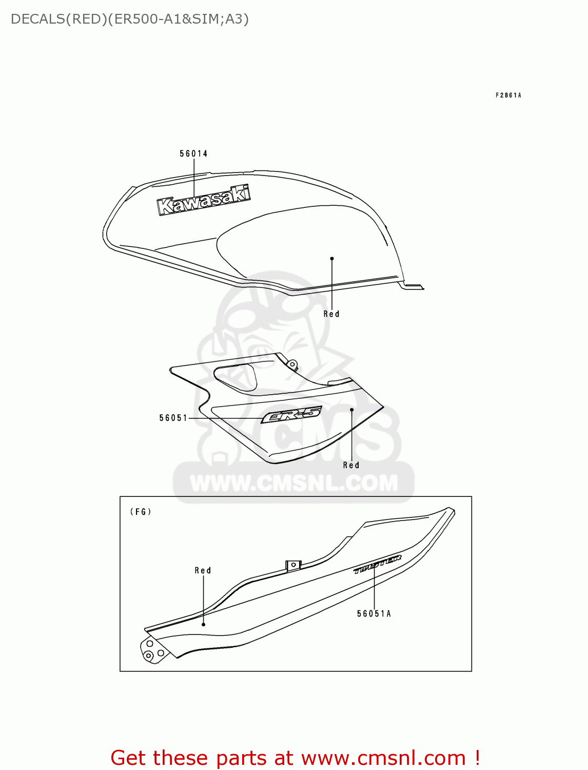 DECALS(RED)(ER500-A1&SIM;A3) ER500A3 ER5 1999 UNITED KINGDOM FR NL AR GR IT NR SD SP ST
