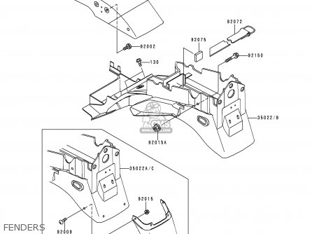 FENDERS - ER500A3 ER5 1999 UNITED KINGDOM FR NL AR GR IT NR SD SP ST