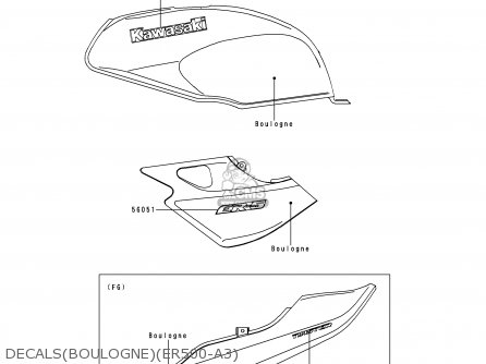 DECALS(BOULOGNE)(ER500-A3) - ER500A3 ER5 1999 UNITED KINGDOM FR NL AR GR IT NR SD SP ST