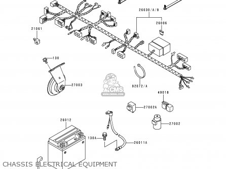 CHASSIS ELECTRICAL EQUIPMENT - ER500A4 ER5 2000 EUROPE UK FR FG IS NR SP