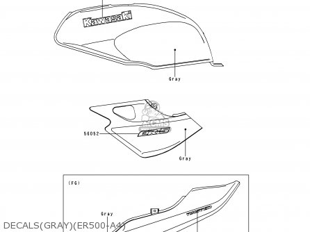 DECALS(GRAY)(ER500-A4) - ER500A4 ER5 2000 EUROPE UK FR FG IS NR SP