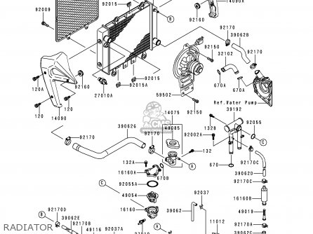RADIATOR - ER500B2 ER5 1998 FRANCE NL FG NR