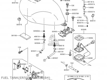 FUEL TANK(ER500-B2&SIM;B4) - ER500B2 ER5 1998 FRANCE NL FG NR