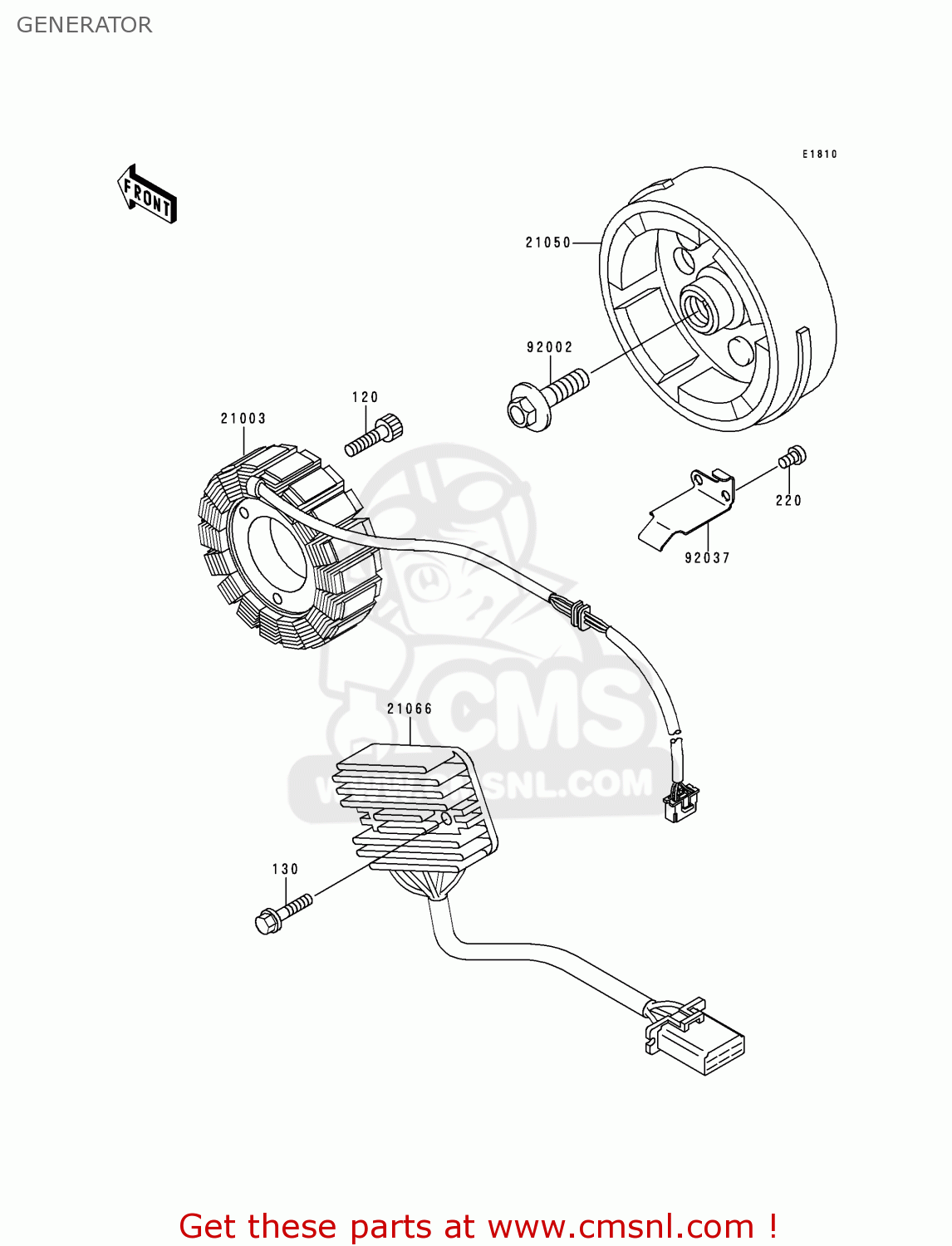 GENERATOR ER500B3 ER5 1999 FRANCE NL FG
