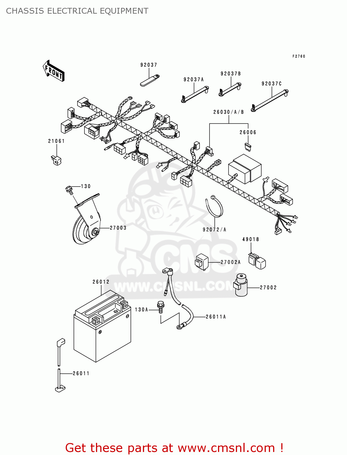 CHASSIS ELECTRICAL EQUIPMENT ER500B3 ER5 1999 FRANCE NL FG