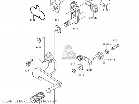 GEAR CHANGE MECHANISM - ER500B3 ER5 1999 FRANCE NL FG