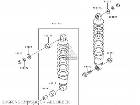 SUSPENSION/SHOCK ABSORBER - ER500B3 ER5 1999 FRANCE NL FG