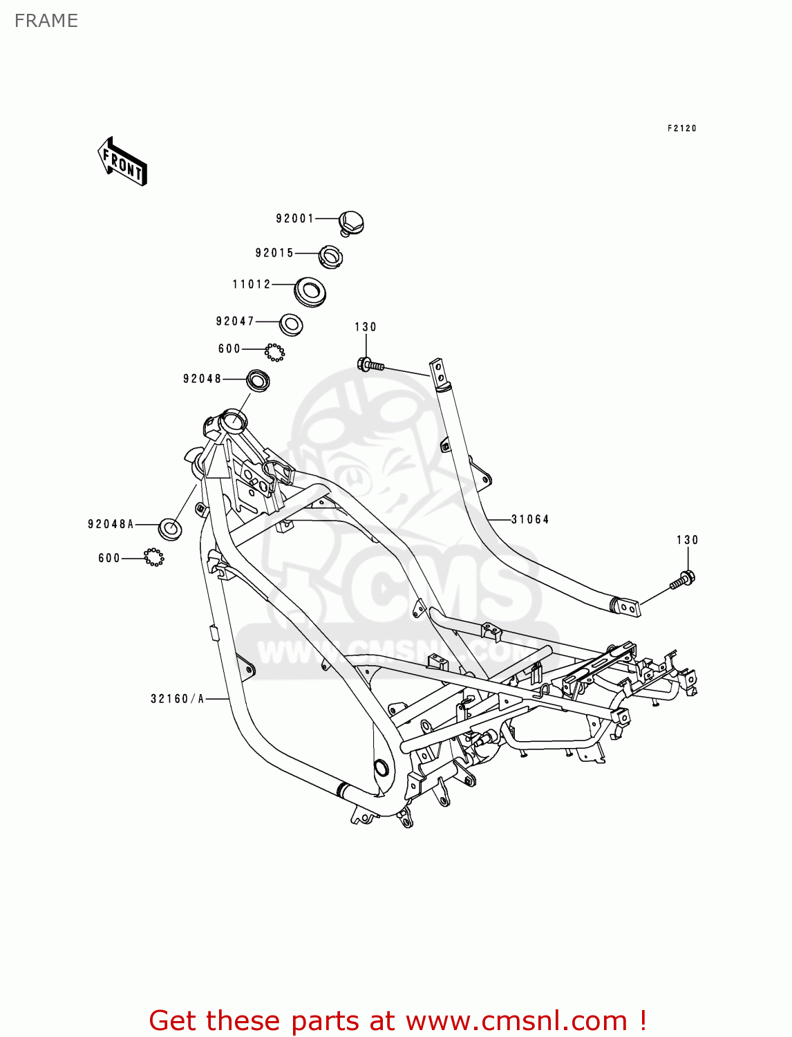FRAME ER500B4 ER5 2000 EUROPE FR FG