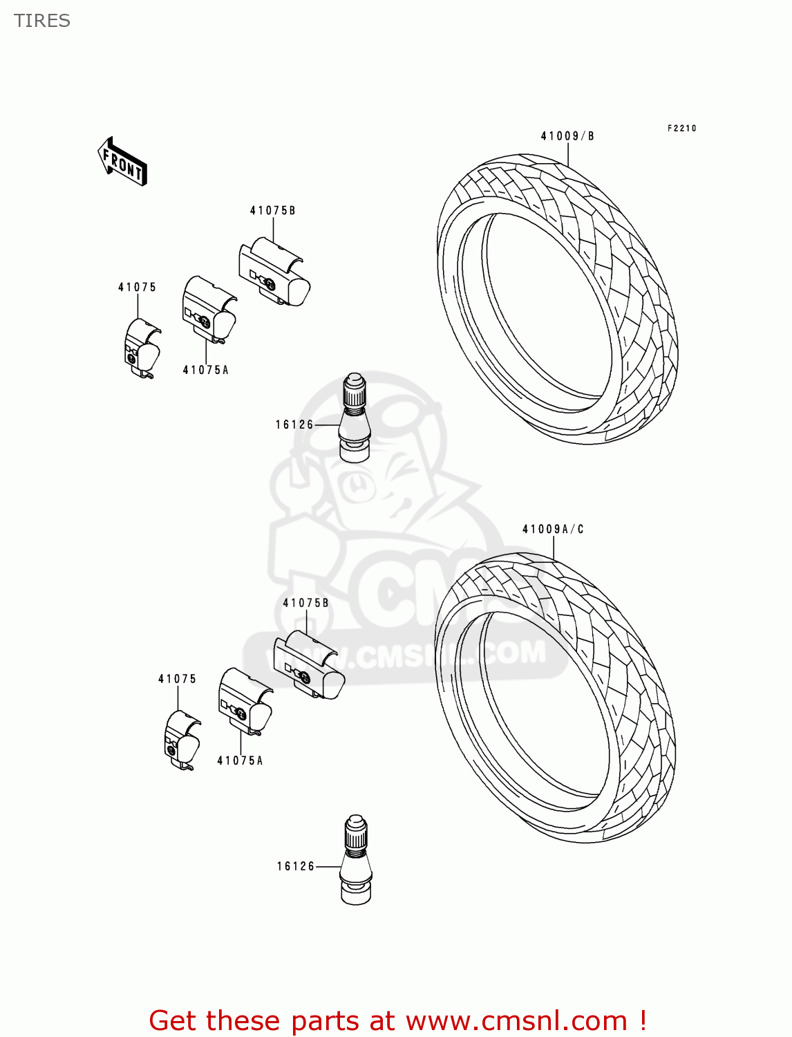 TIRES ER500B4 ER5 2000 EUROPE FR FG