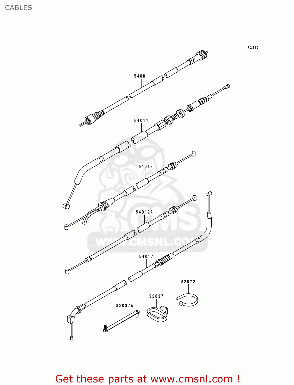 CABLES ER500B4 ER5 2000 EUROPE FR FG