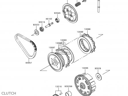 CLUTCH - ER500B4 ER5 2000 EUROPE FR FG