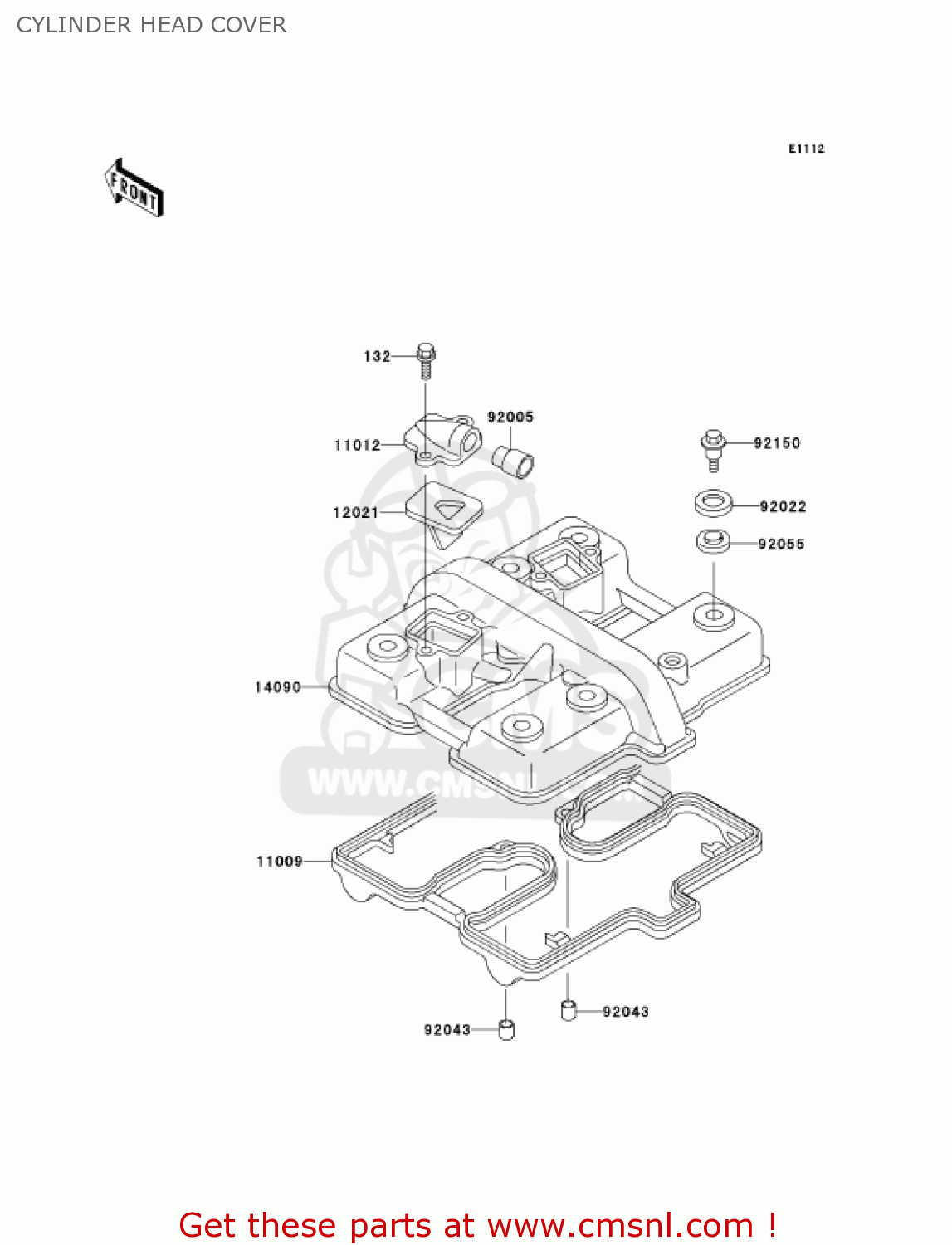CYLINDER HEAD COVER ER500C1 ER5 2001 CANADA