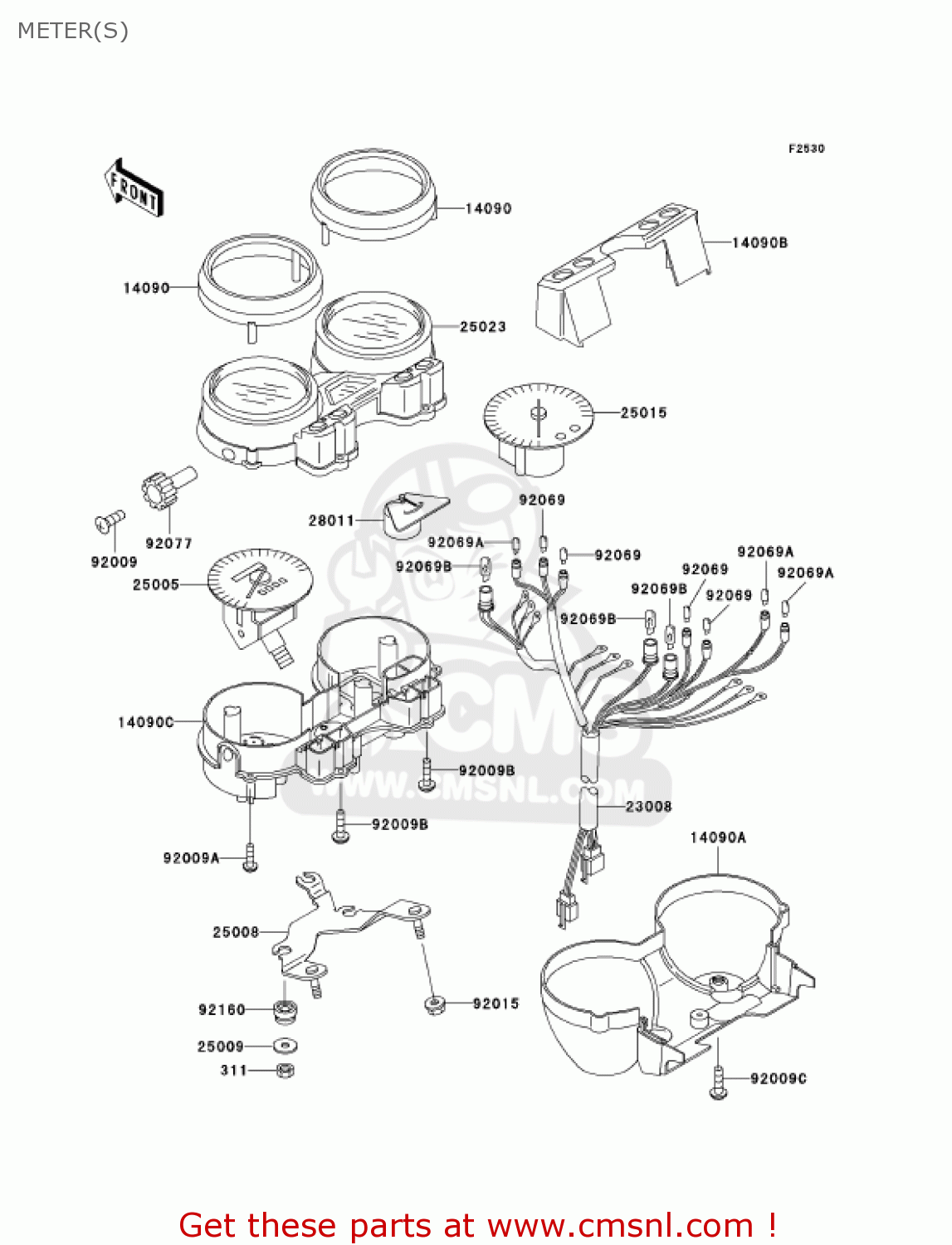 METER(S) ER500C1 ER5 2001 CANADA