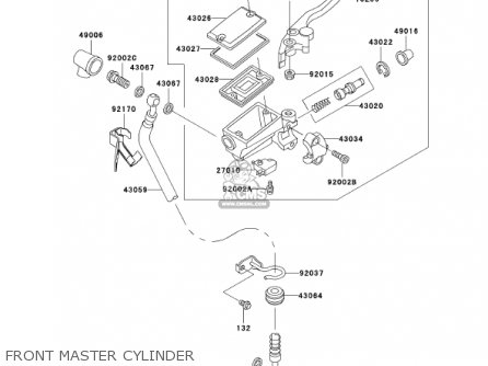 FRONT MASTER CYLINDER - ER500C1 ER5 2001 CANADA