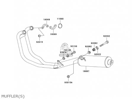 MUFFLER(S) - ER500C1 ER5 2001 CANADA