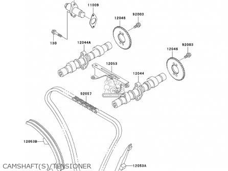 CAMSHAFT(S)/TENSIONER - ER500C1 ER5 2001 CANADA