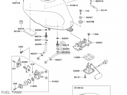 FUEL TANK - ER500C1 ER5 2001 CANADA
