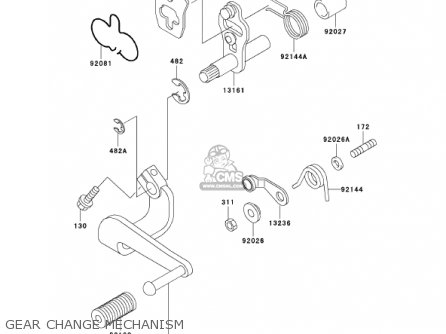 GEAR CHANGE MECHANISM - ER500C1 ER5 2001 CANADA