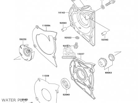 WATER PUMP - ER500C1 ER5 2001 CANADA