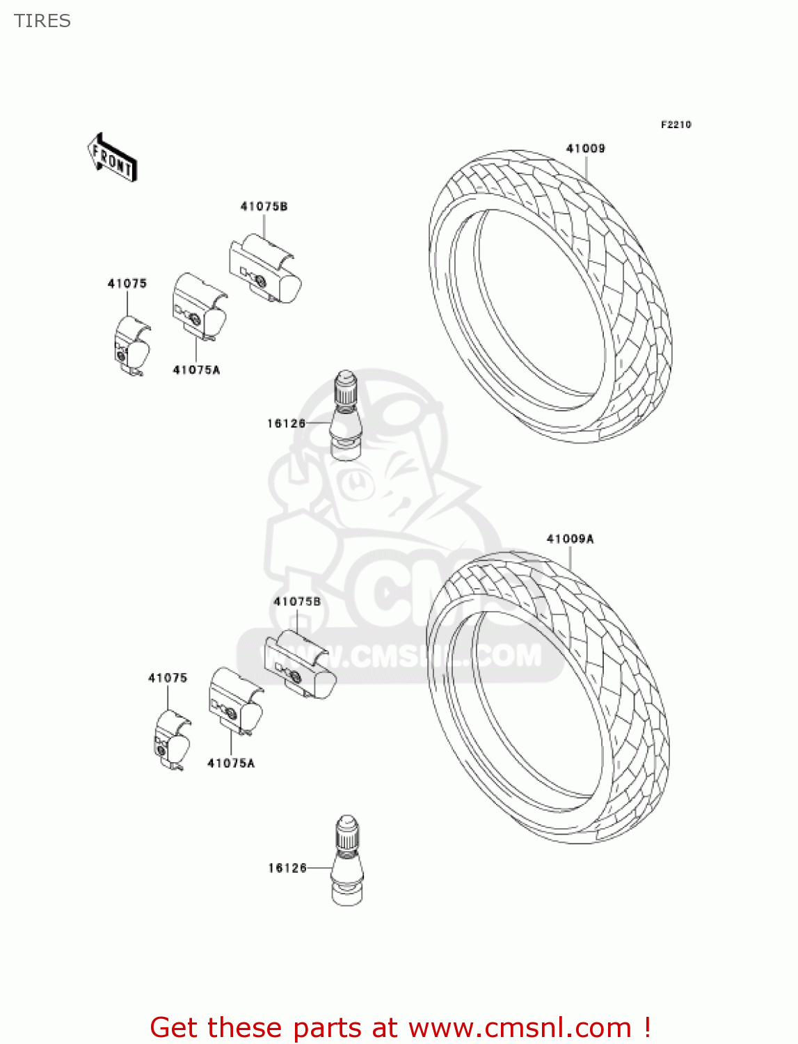 TIRES ER500C2 ER5 2002 CANADA
