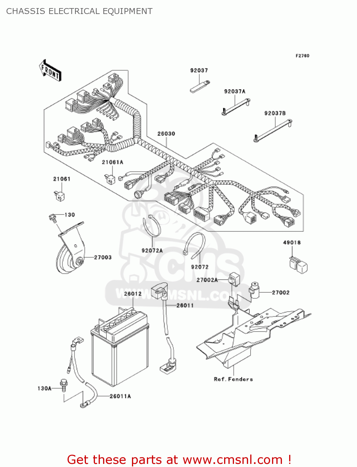 CHASSIS ELECTRICAL EQUIPMENT ER500C2 ER5 2002 CANADA