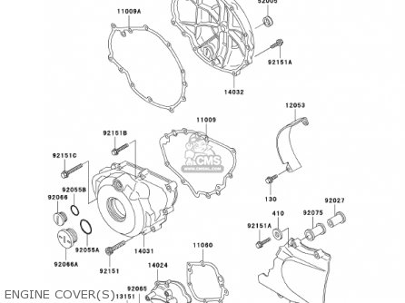 ENGINE COVER(S) - ER500C2 ER5 2002 CANADA