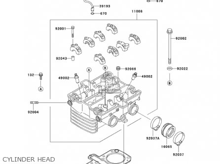 CYLINDER HEAD - ER500C2 ER5 2002 CANADA