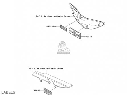 LABELS - ER500C2 ER5 2002 CANADA