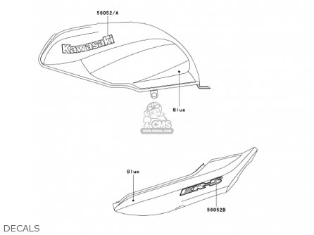 DECALS - ER500C2 ER5 2002 CANADA