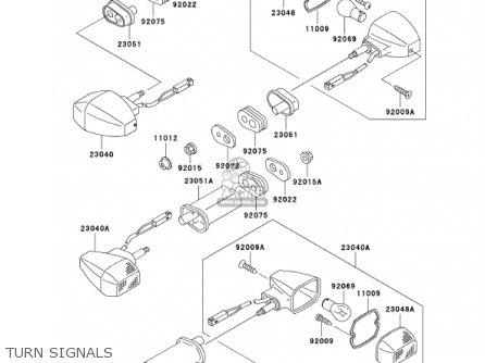 TURN SIGNALS - ER500C2 ER5 2002 CANADA