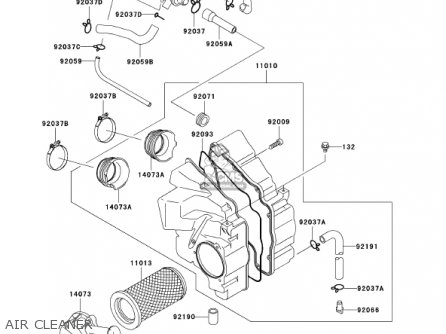 AIR CLEANER - ER500C2 ER5 2002 CANADA