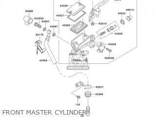 FRONT MASTER CYLINDER - ER500C2 ER5 2002 CANADA