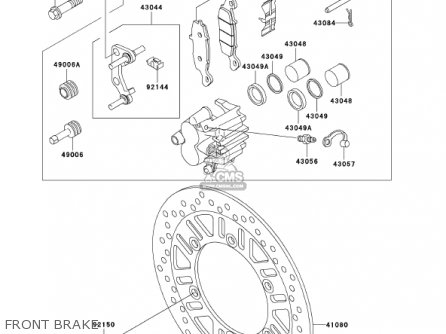 FRONT BRAKE - ER500C2 ER5 2002 CANADA