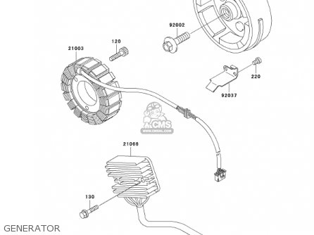 GENERATOR - ER500C2 ER5 2002 CANADA