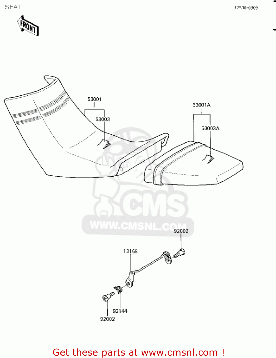 SEAT EX250E2 NINJA 250R 1987 USA CALIFORNIA CANADA