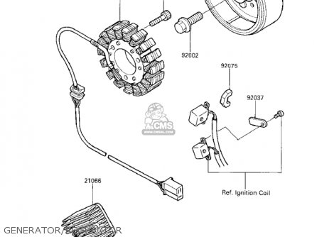 GENERATOR/REGULATOR - EX250E2 NINJA 250R 1987 USA CALIFORNIA CANADA