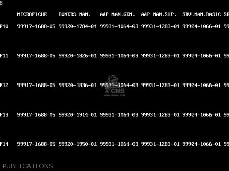 PUBLICATIONS - EX250F11 NINJA 250R 1997 USA CALIFORNIA CANADA