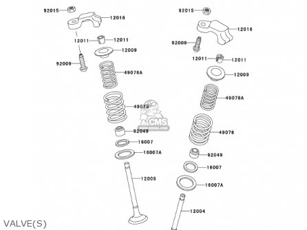 VALVE(S) - EX250F16 NINJA 250R 2002 USA CALIFORNIA