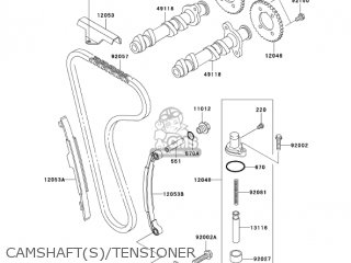 CAMSHAFT(S)/TENSIONER - EX250F17 NINJA 250R 2003 USA CALIFORNIA