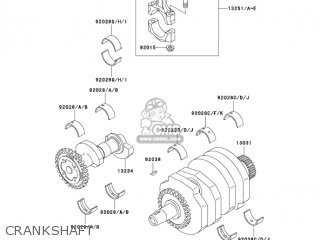 CRANKSHAFT - EX250F17 NINJA 250R 2003 USA CALIFORNIA