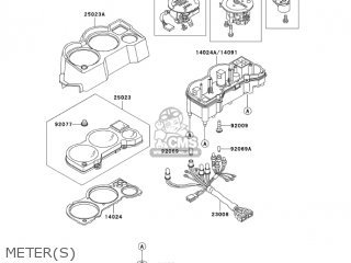 METER(S) - EX250F18 NINJA 250R 2004 USA CALIFORNIA
