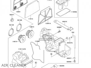 AIR CLEANER - EX250F18 NINJA 250R 2004 USA CALIFORNIA