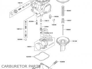 CARBURETOR PARTS - EX250F18 NINJA 250R 2004 USA CALIFORNIA