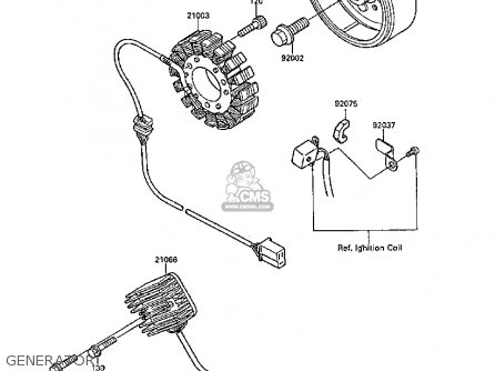 GENERATOR - EX250F2 GPX250R 1988 UNITED KINGDOM