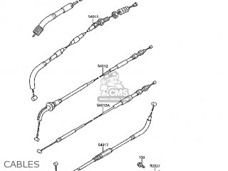 CABLES - EX250F2 GPX250R 1988 UNITED KINGDOM