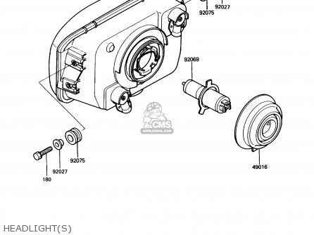 HEADLIGHT(S) - EX250F2 NINJA 250R 1988 USA CALIFORNIA CANADA