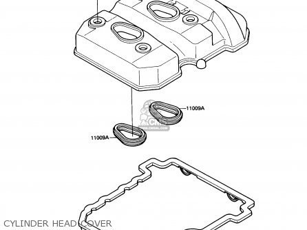 CYLINDER HEAD COVER - EX250F3 NINJA 250R 1989 USA CALIFORNIA CANADA