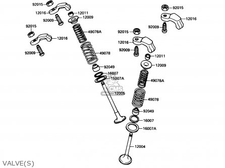 VALVE(S) - EX250F3 NINJA 250R 1989 USA CALIFORNIA CANADA
